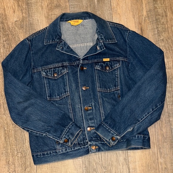 Vintage Rustler Denim Jean Jacket Large Sylvester The Cat Looney Tunes Cartoons - Picture 2 of 8